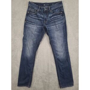 BKE Jake Straight Leg Jeans Men Size‎ 28x34 Dark Wash Denim Cotton